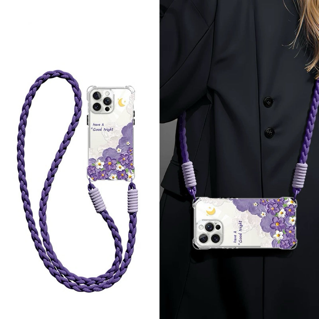 Dreamy Floral Crossbody Phone Case