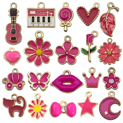 Mixed 20 Pcs DIY Jewelry Making Charms