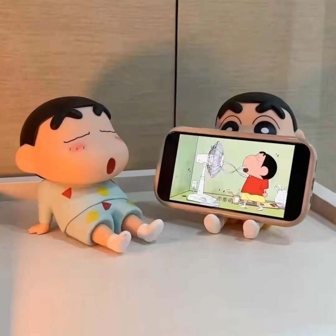 Playful Crayon Shin chan Phone Holder