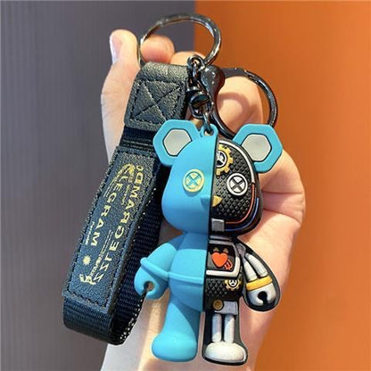 Semi Anatomical Mechanical Bear Keychain