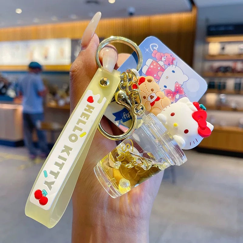 Whimsical Sanrio Magic Beverage Keychain