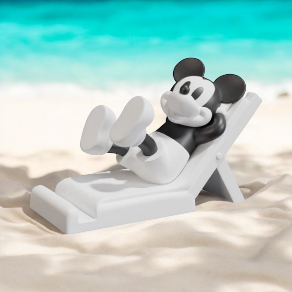 Mickey Sunbathing Phone Holder