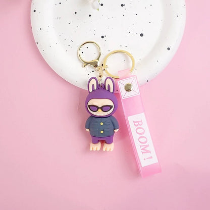 Kawaii Labubu Keychain - Adorable Charm for Keys & Bags