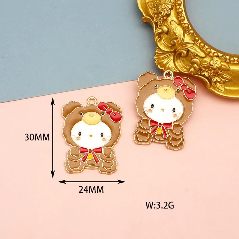 Charms en alliage Sanrio mignons pour la fabrication de bijoux