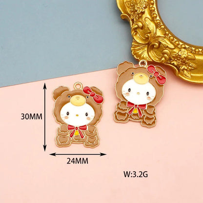 Charms en alliage Sanrio mignons pour la fabrication de bijoux