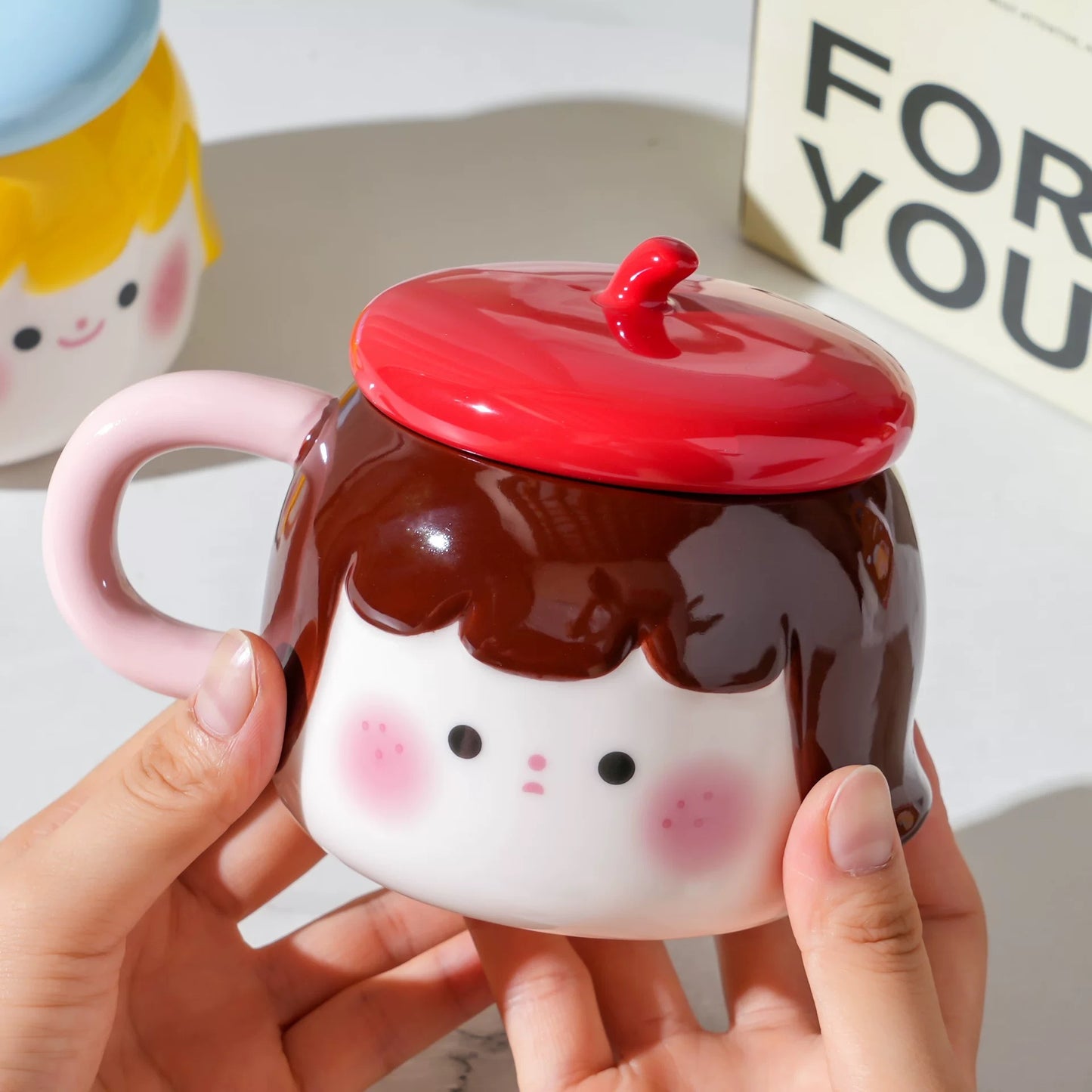 Beret Girl Ceramic Mug