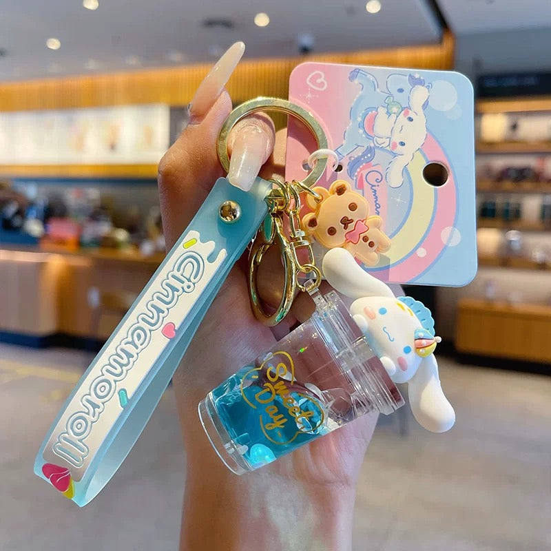 Whimsical Sanrio Magic Beverage Keychain