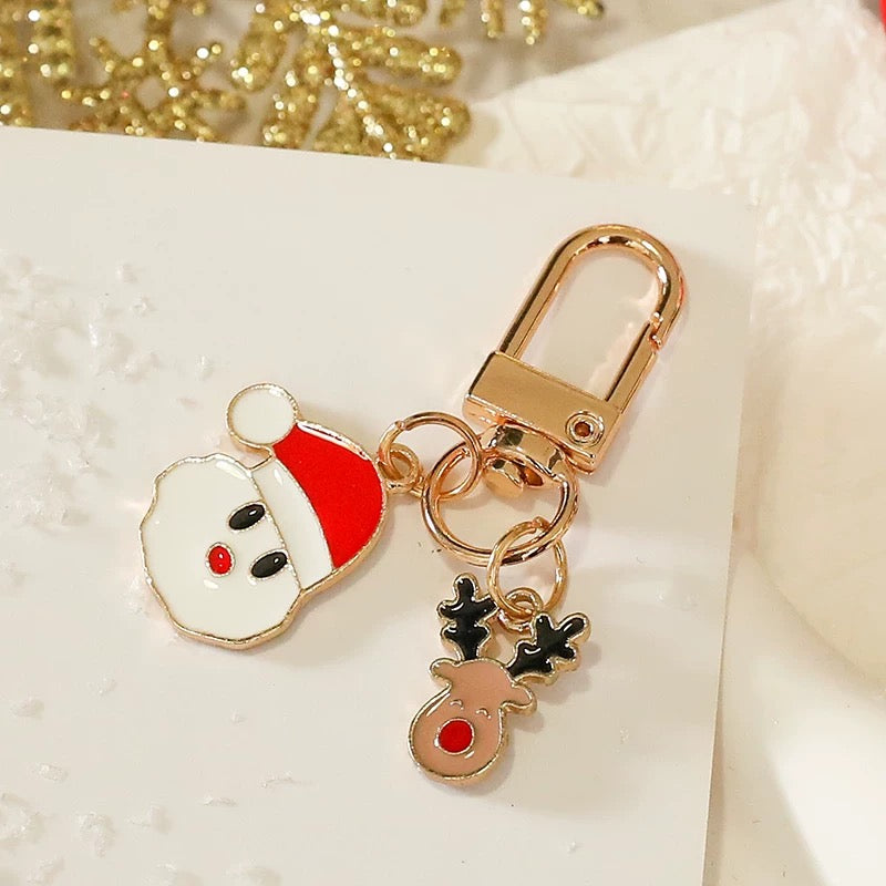 Happy Holiday Keychain