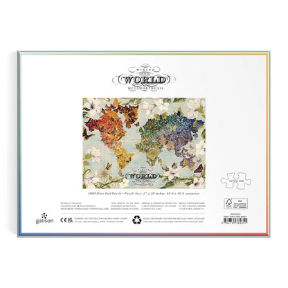 Wendy Gold Winged Metamorphosis 1000 Piece Foil Puzzle