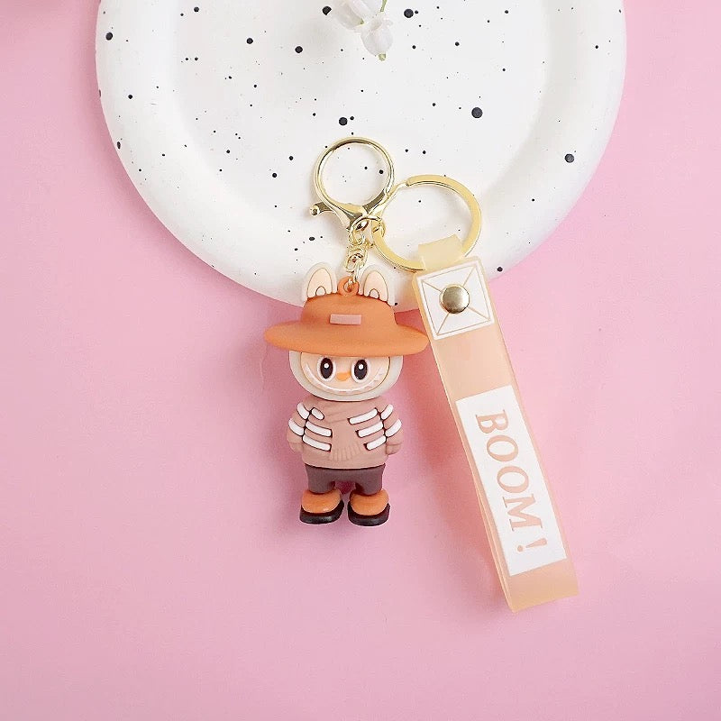 Kawaii Labubu Keychain - Adorable Charm for Keys & Bags