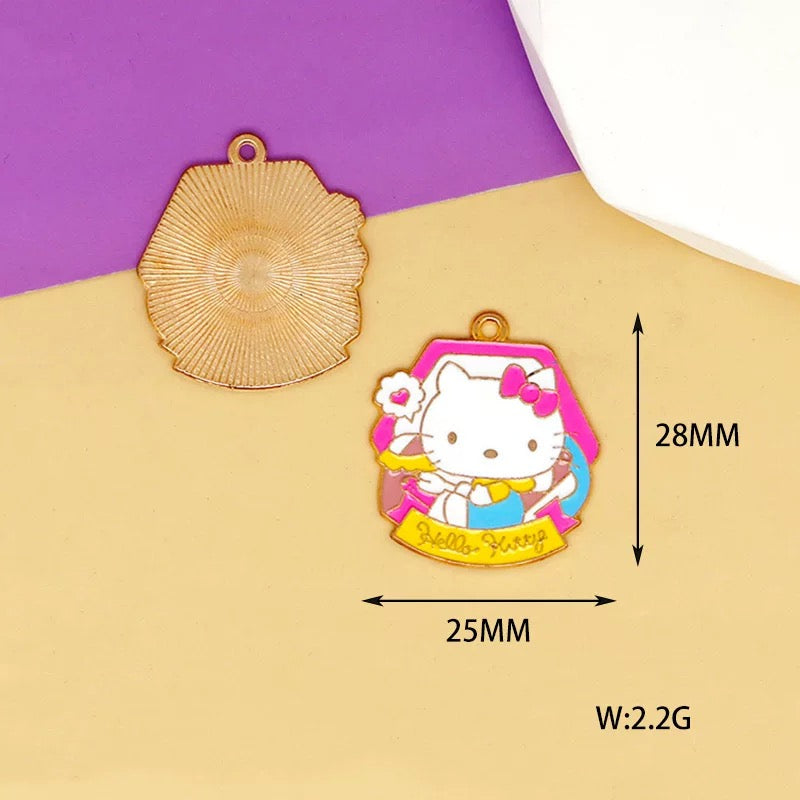 Charms en alliage Sanrio mignons pour la fabrication de bijoux