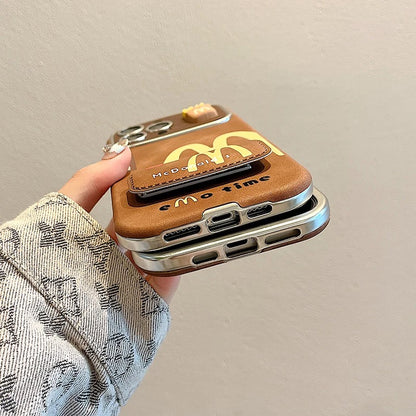 Creative Vintage Brown M Fries Phone Case