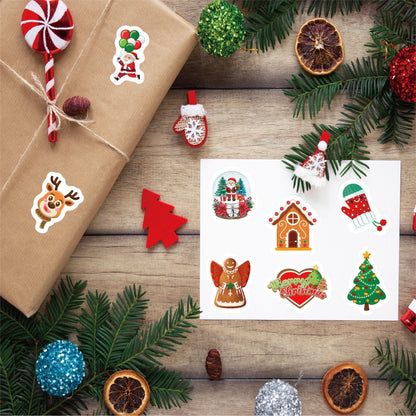 Christmas Tree Graffiti Stickers - 100Pcs