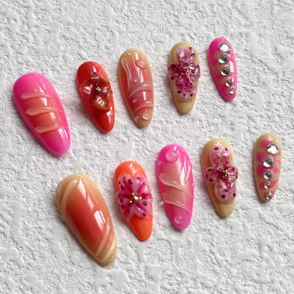 Coral Dream Press-on Nails