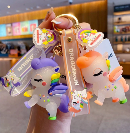 Cute Kawaii Unicorn Keychain