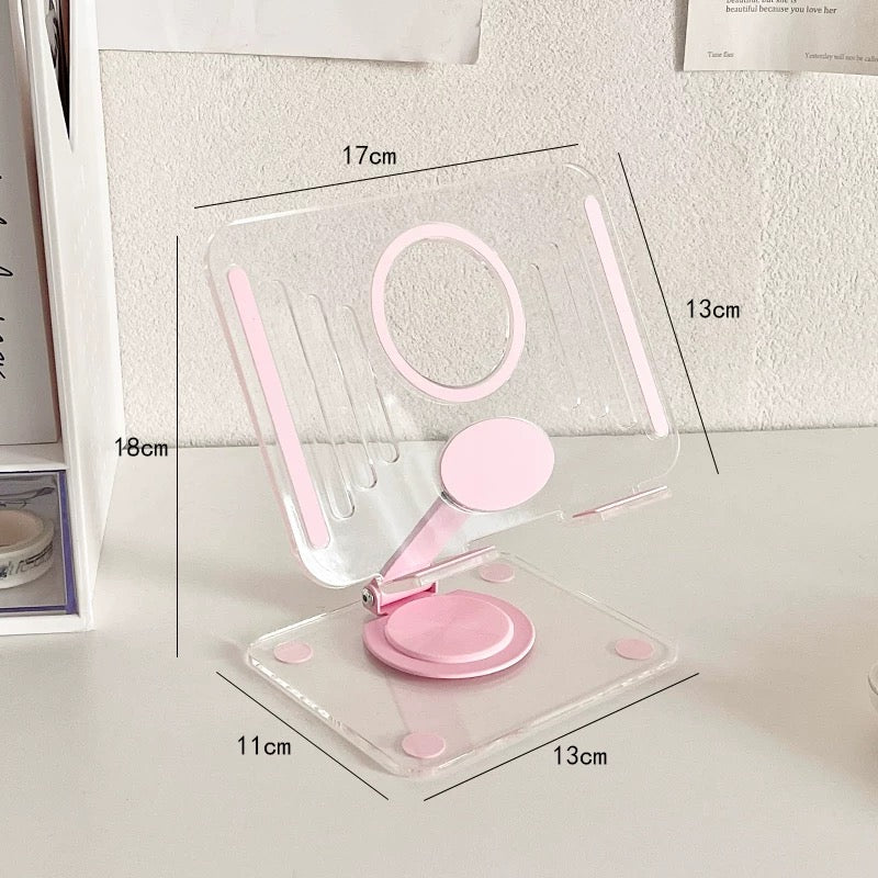 Transparent iPad/Phone Holder