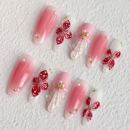 Blossom Floral Elegance Press-on Nails