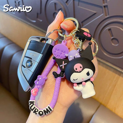 Sweet Sanrio My Melody & Kuromi Keychain