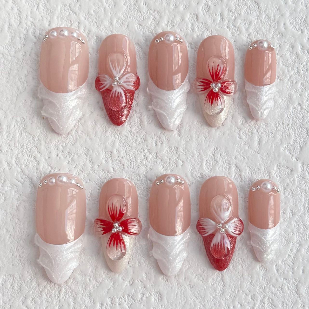 Bridal Inspired Press-on Nails