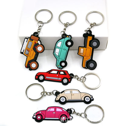 Vibrant Vehicle Keychain – Fun & Durable for Car Lovers