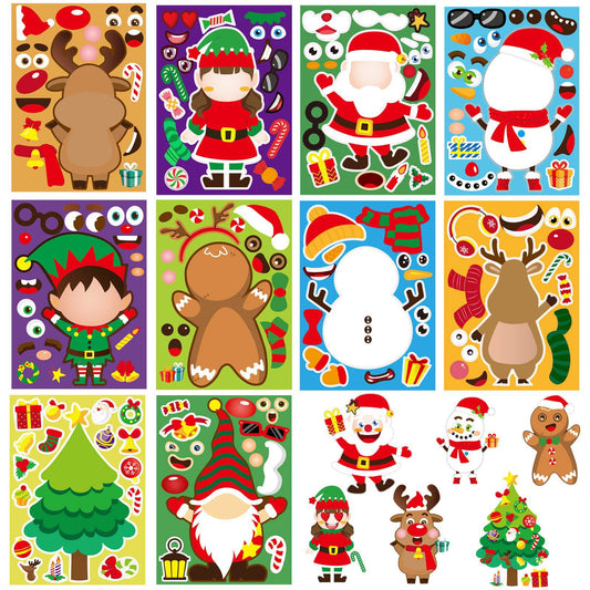 Christmas Crafts Stickers - 30 Sheets