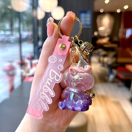 Colorful Unicorn Keychain