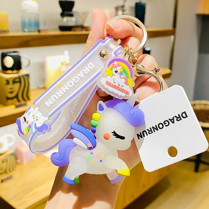 Cute Kawaii Unicorn Keychain