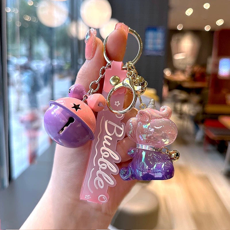 Colorful Unicorn Keychain