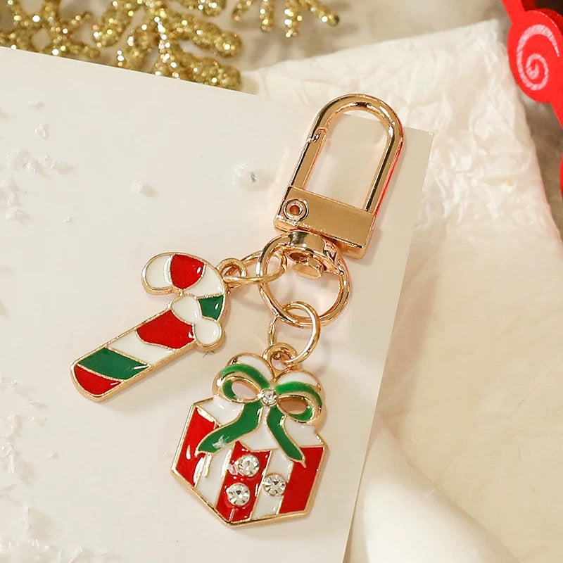 Happy Holiday Keychain