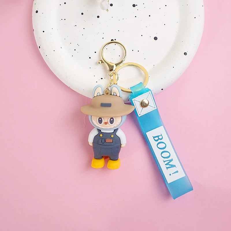 Kawaii Labubu Keychain - Adorable Charm for Keys & Bags