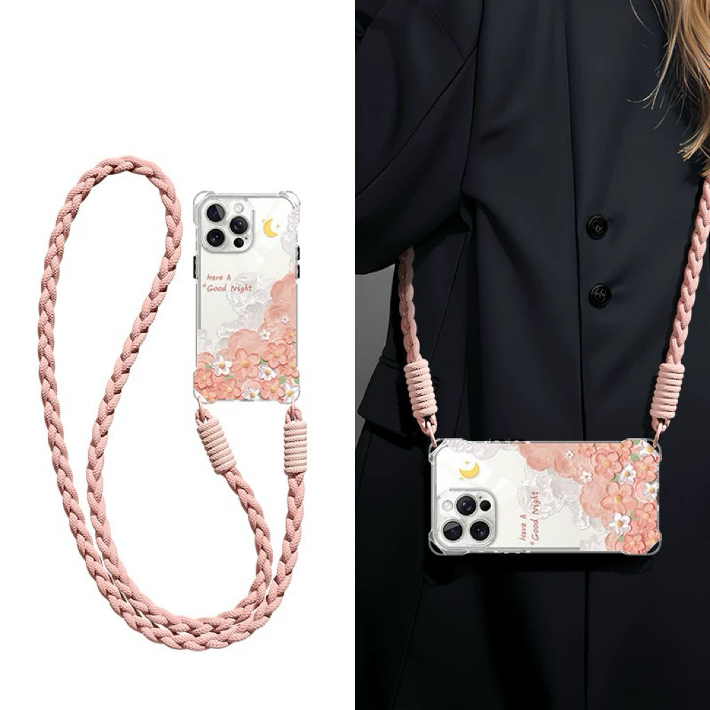 Dreamy Floral Crossbody Phone Case