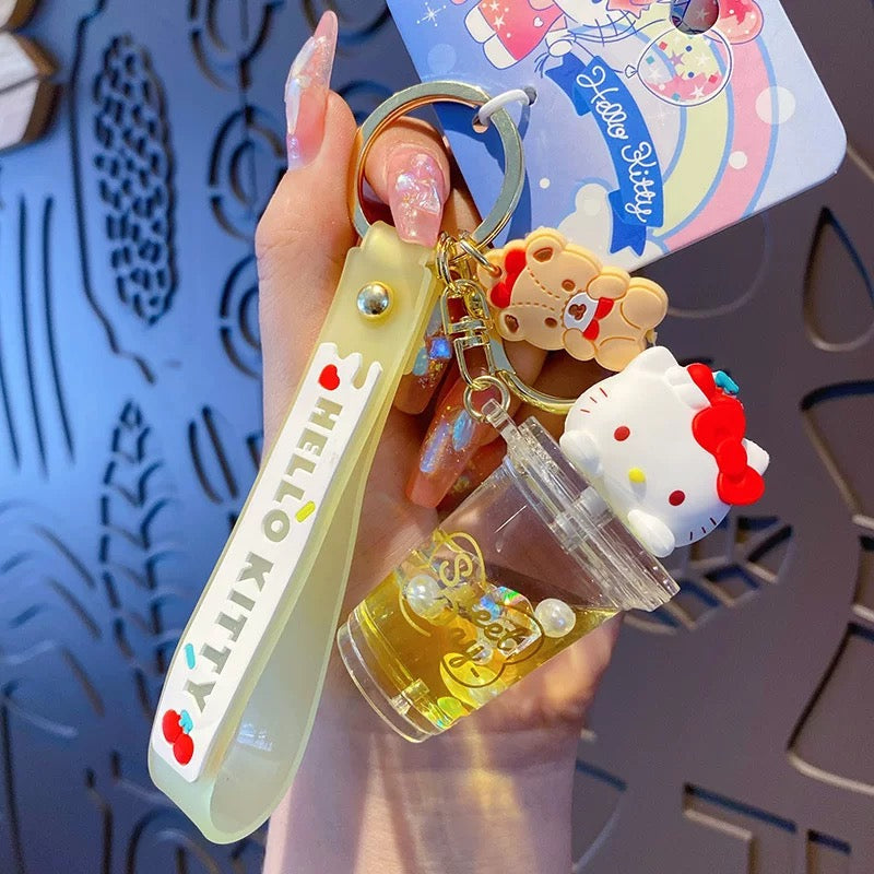 Whimsical Sanrio Magic Beverage Keychain