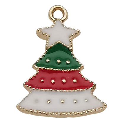 Mixed 30 Pcs Christmas DIY Jewelry Making Charms