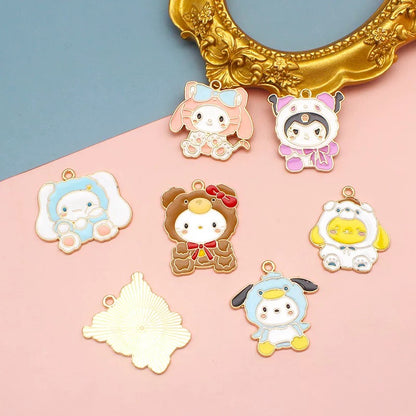 Charms en alliage Sanrio mignons pour la fabrication de bijoux