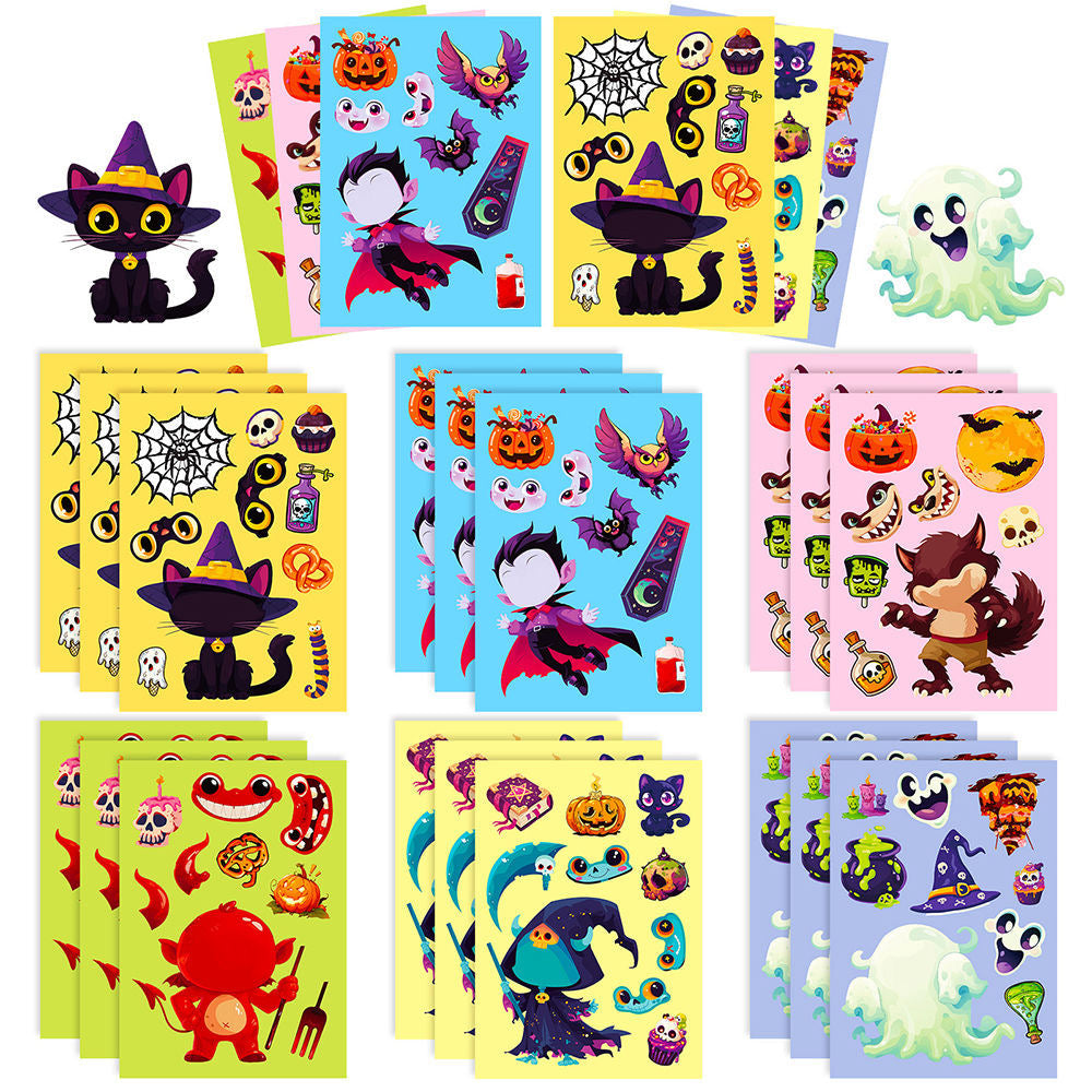 Halloween DIY Ghost Little Black Cat Puzzle - 24 Sheets