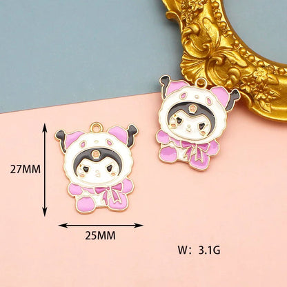 Charms en alliage Sanrio mignons pour la fabrication de bijoux