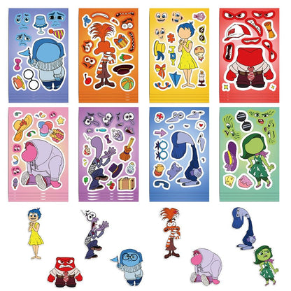 Inside Out 2 DIY Puzzle Stickers - 24 Sheets