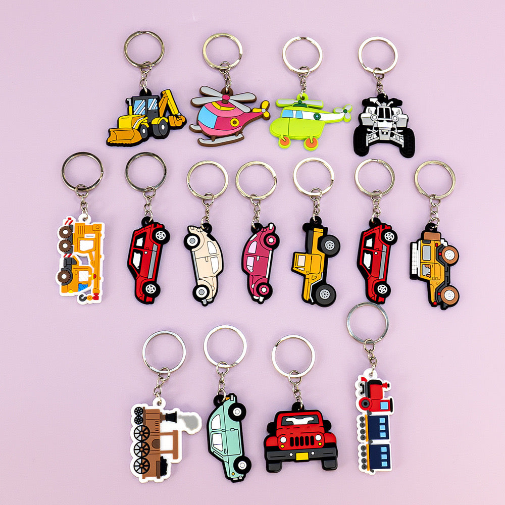 Vibrant Vehicle Keychain – Fun & Durable for Car Lovers