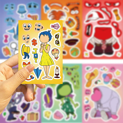 Inside Out 2 DIY Puzzle Stickers - 24 Sheets