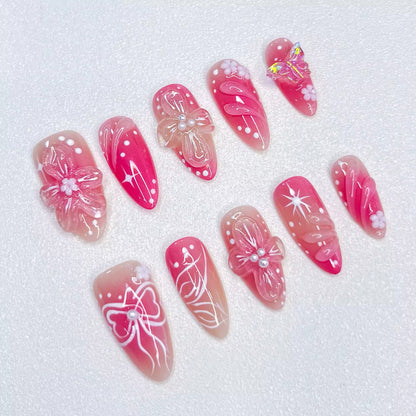 Pink Paradise Press-on Nails