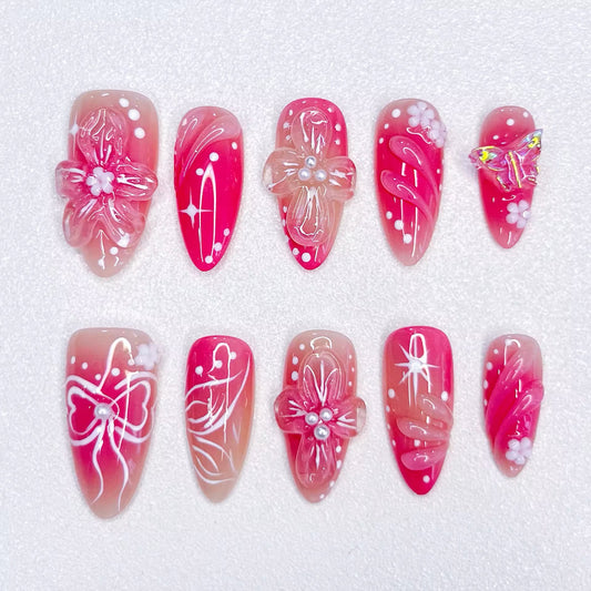 Pink Paradise Press-on Nails