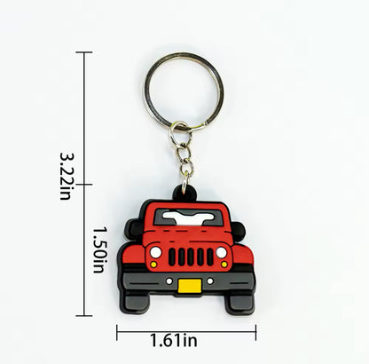 Vibrant Vehicle Keychain – Fun & Durable for Car Lovers