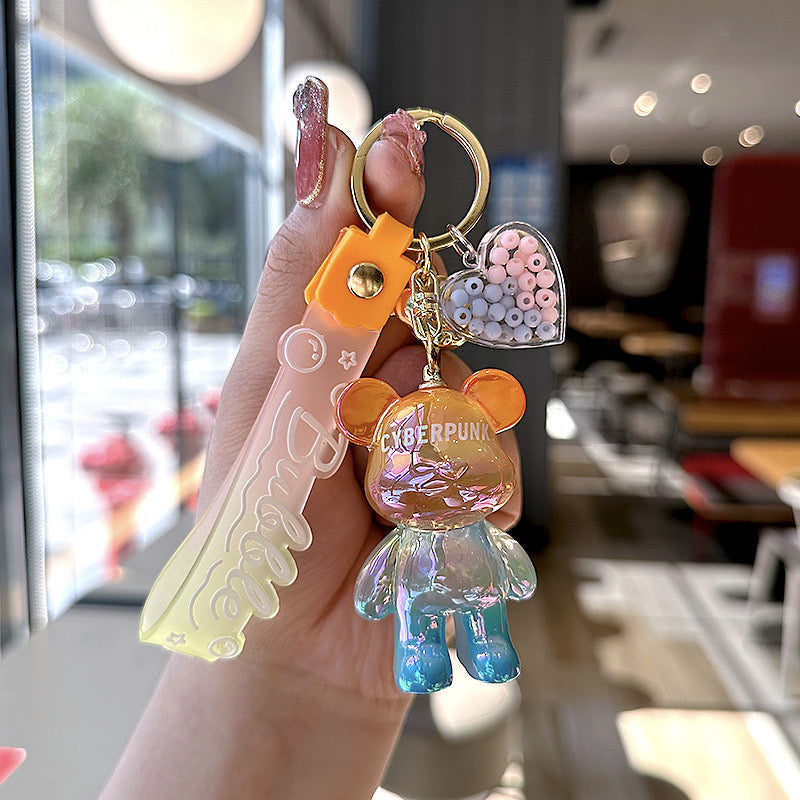 Colorful Little Bear Keychain