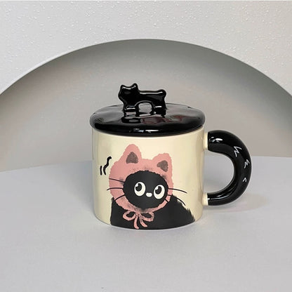 Adorable Cat Ceramic Mug