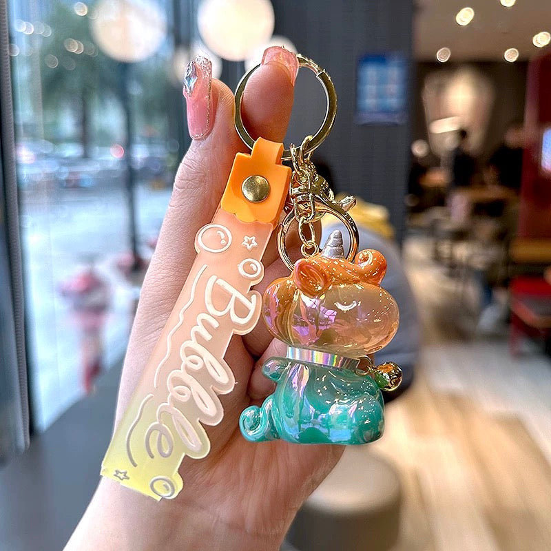 Colorful Unicorn Keychain