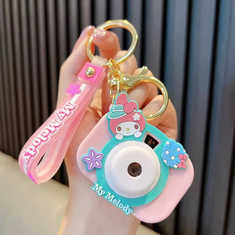 Lovely Sanrio Series Projector Camera Keychain