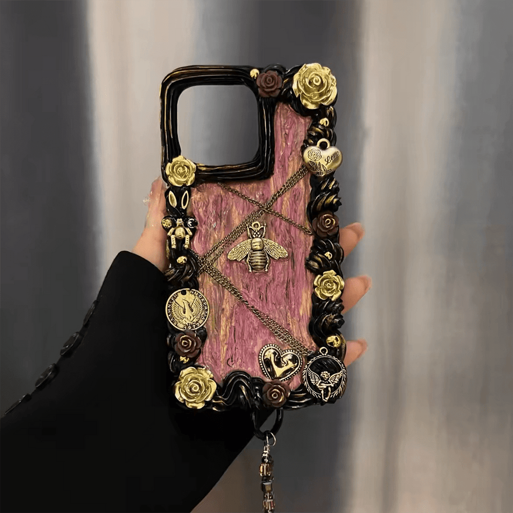 Handmade Custom Vintage Baroque Trendy Phone Case