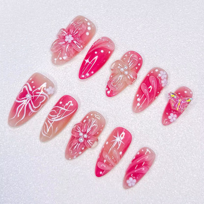 Pink Paradise Press-on Nails