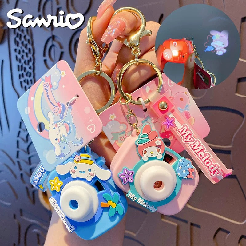 Lovely Sanrio Series Projector Camera Keychain