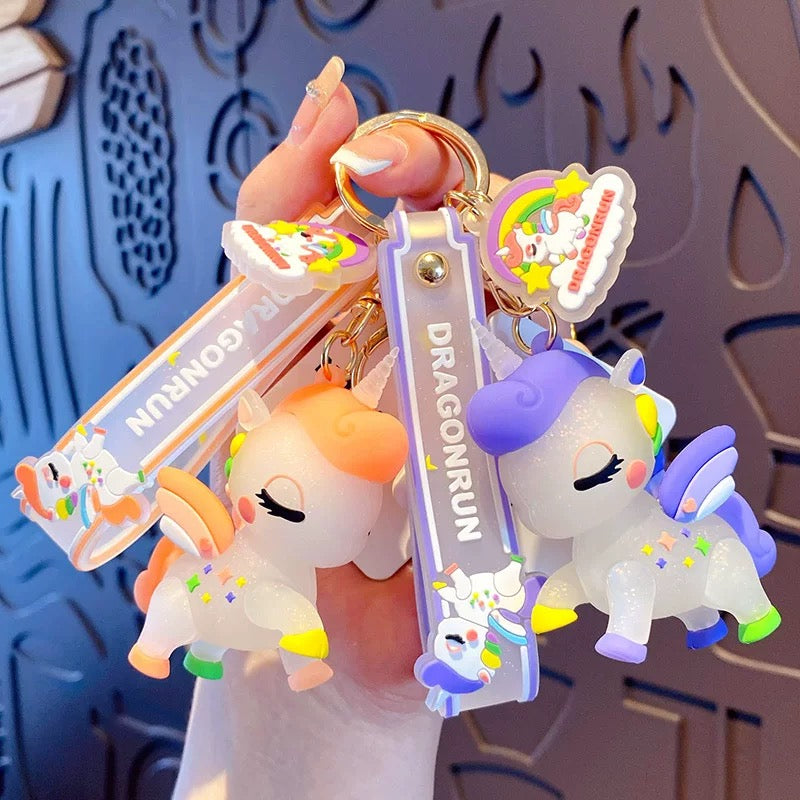 Cute Kawaii Unicorn Keychain